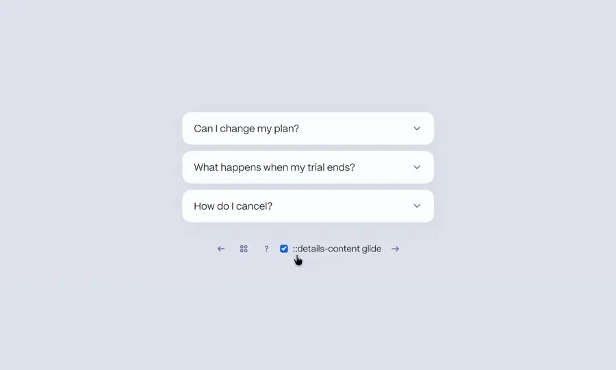 Animated Accordion