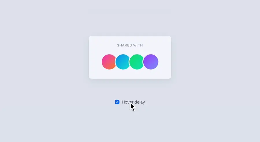 CSS Hover Delay