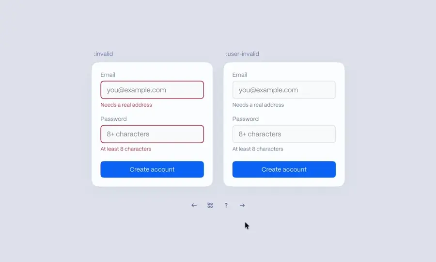 Forgiving Form Validation