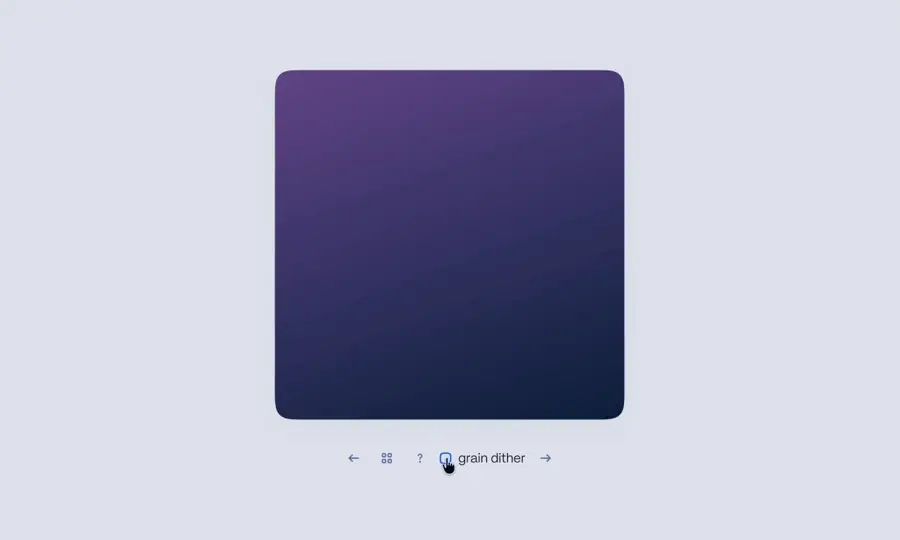 Grainy Gradients