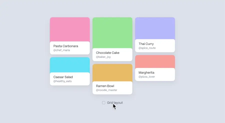Masonry Layout Grid