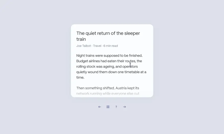 Scroll-Driven Reveal