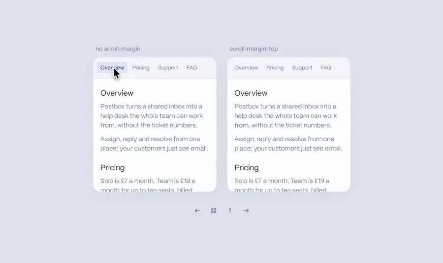 Scroll Margin Anchors