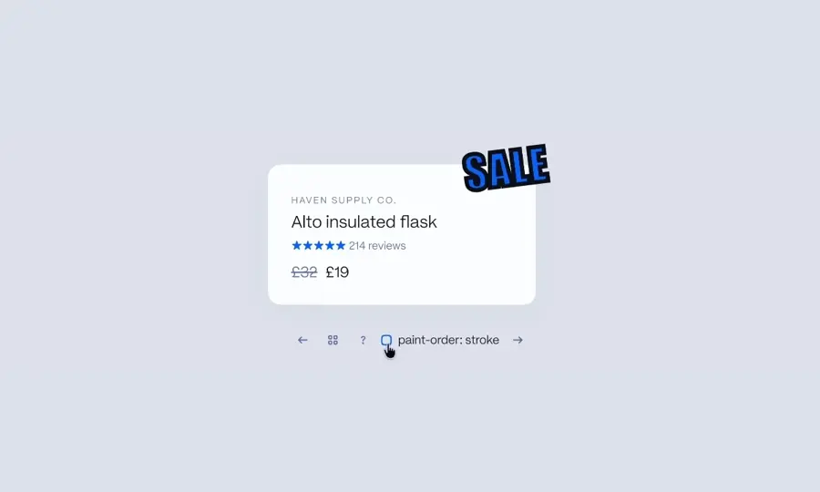 Sticker Text Outlines